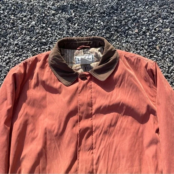 Men's Rust Jacket with Brown Collar - Picture 5 of 16